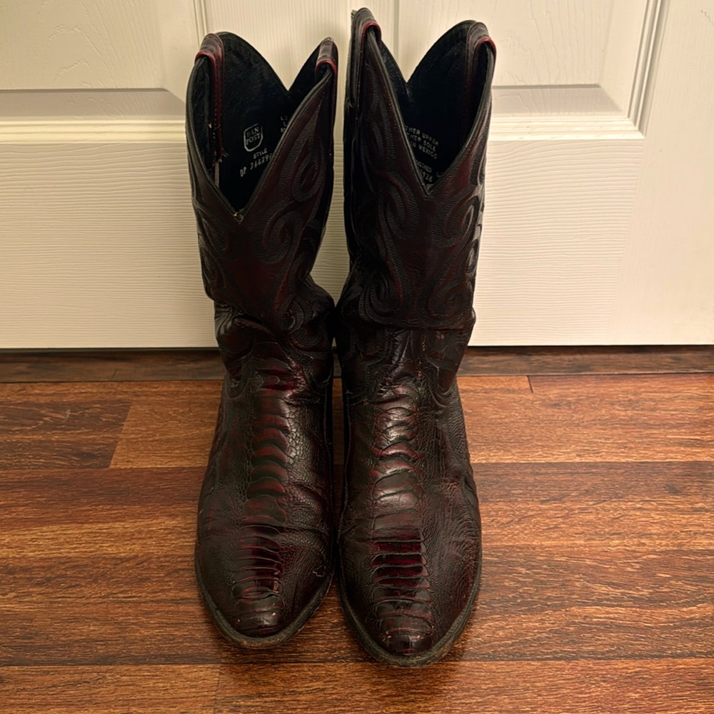 Dan Post Men’s Leather (Ostrich back) Boots